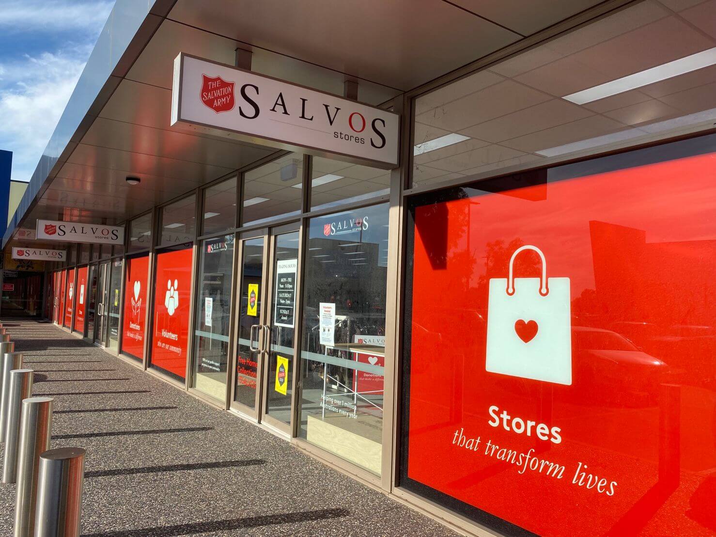 Salvos Stores Open at Hale Village Aigle Royal Group