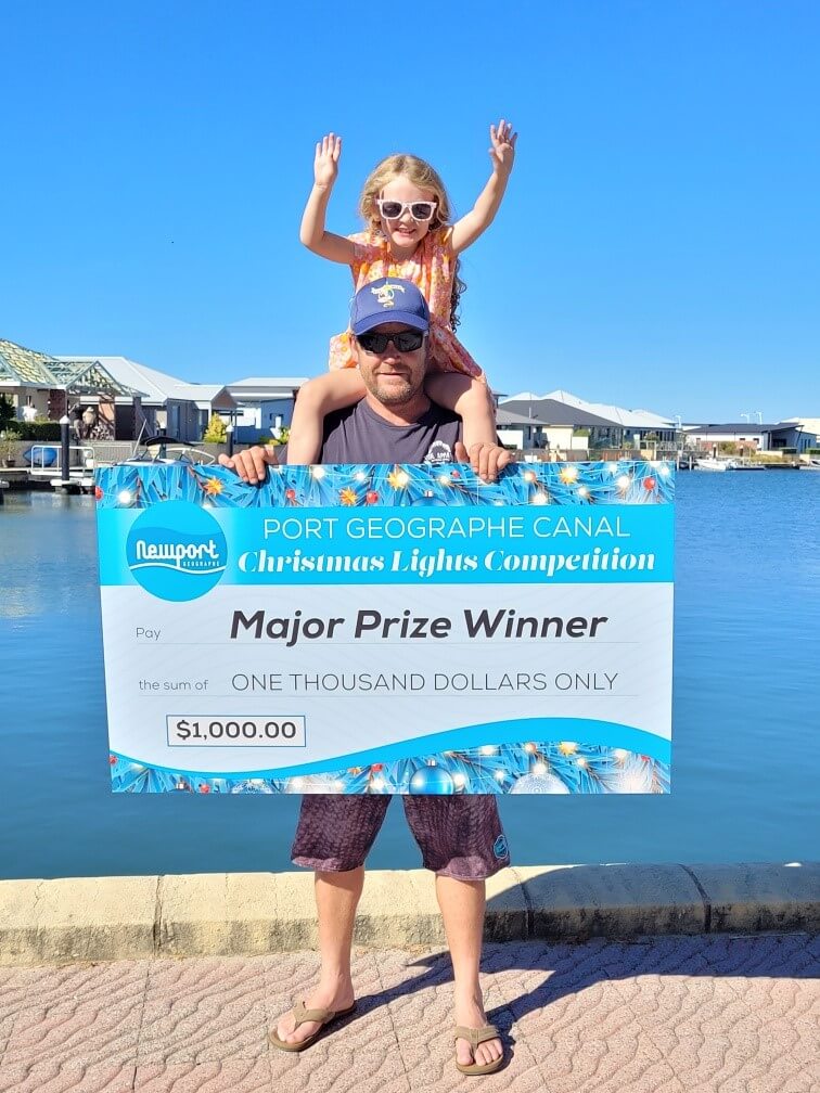 2021 Port Geographe Canal Christmas Lights Winner Aigle Royal Group